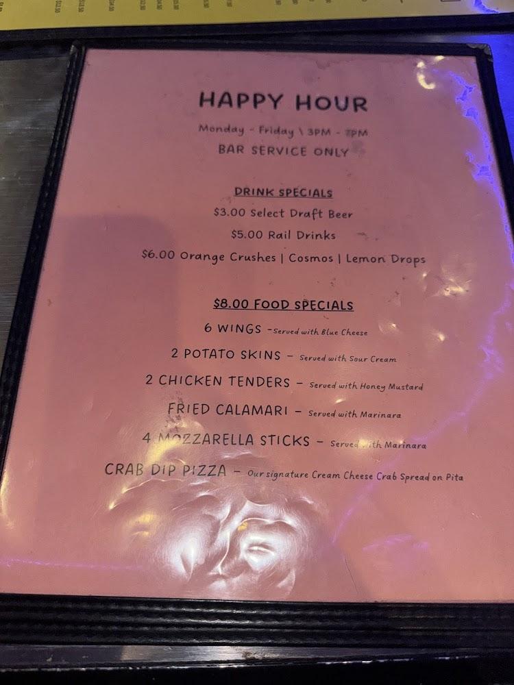 Dellis' Restaurant Bar & Grill - Menu Scan 2